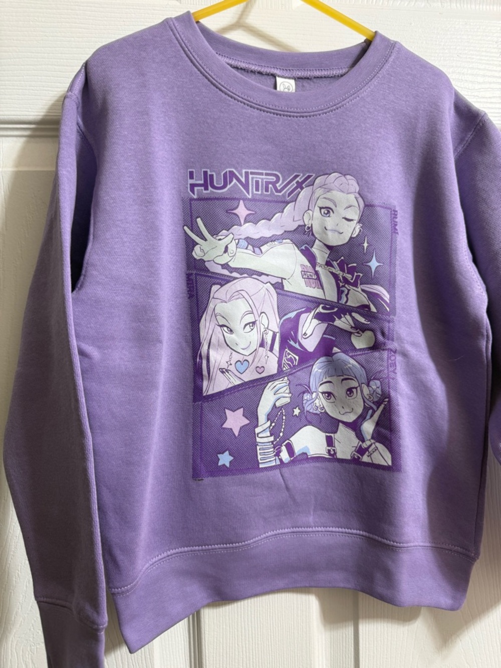 Netflix Purple Kids Huntrix Sweatshirt